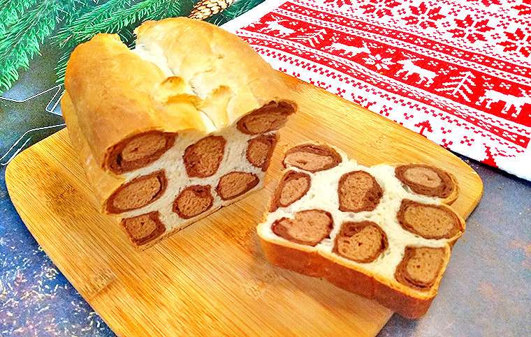 Леопардовый молочный хлеб