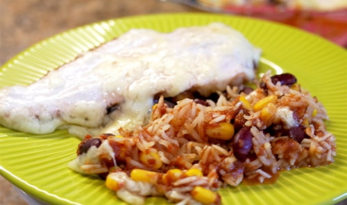 Филе курицы с рисом по-мексикански