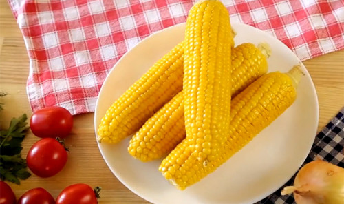 Запечённая кукуруза в духовке