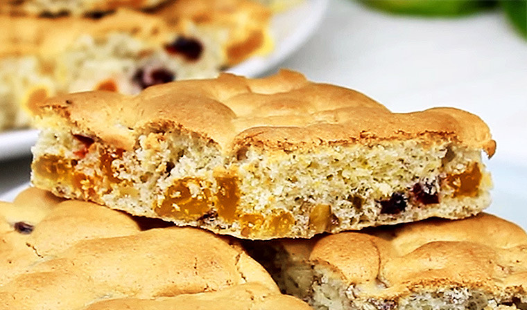 Польское печенье с орехами и сухофруктами «Мазурка»