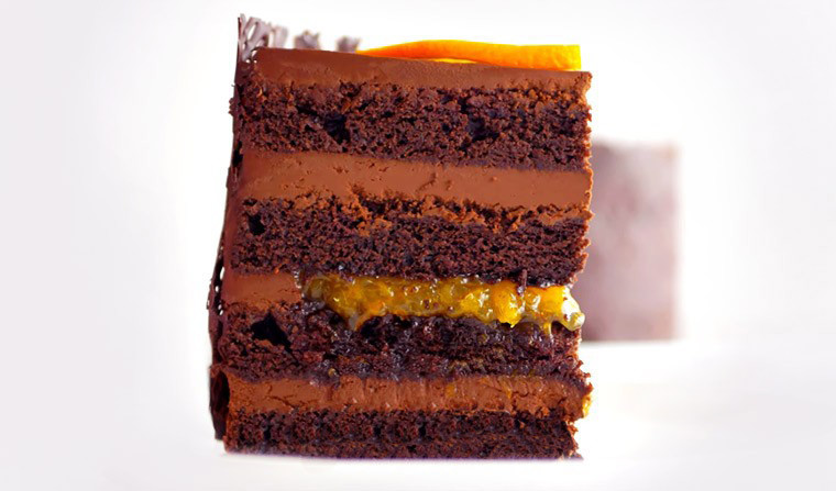 Постный шоколадный торт «Черный принц»