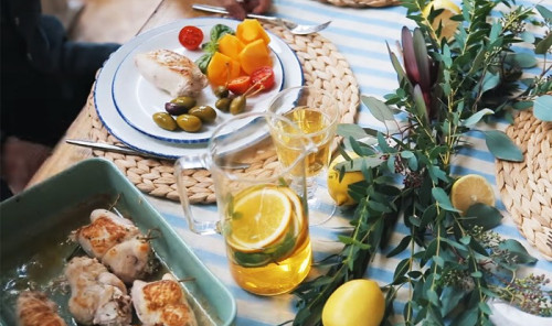 Готовим греческий ужин
