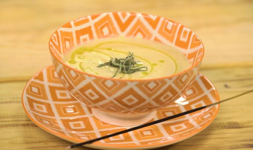 Крем-суп из цветной капусты с кокосовым молоком