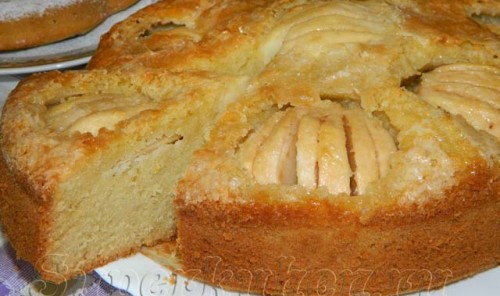Яблочный пирог с хрустящей корочкой