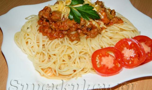 Итальянская подлива (соус) к спагетти