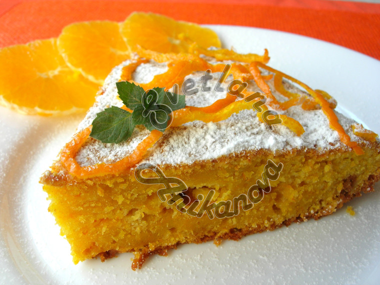 Апельсиновый пирог «Краски осени»